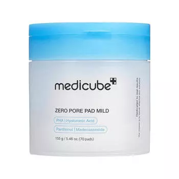 Отшелушивающие пэды для чувствительной кожи medicube Zero Pore Pad Mild
