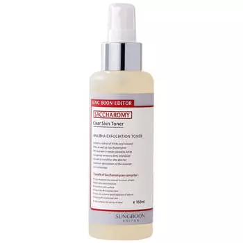 Отшелушивающий тонер с кислотами и сахаромицетами Sungboon Editor Saccharomy Clear Skin Toner