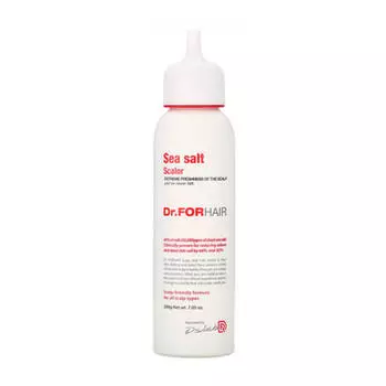 Оздоравливающий солевой скраб для кожи головы Dr. Forhair Sea Salt Scaler - 200 мл