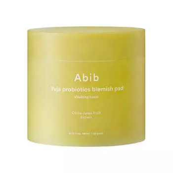 Витаминные тонизирующие пэды с юдзу Abib Yuja Probiotics Blemish Pad