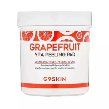 Пилинг-пэды для лица с грейпфрутом G9SKIN Grapefruit Vita Peeling Pad