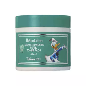 Тонер-пэды для сияния кожи c жемчугом JMsolution Marine Luminous Pearl Toner Pads