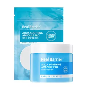 Ампульные пэды для чувствительной кожи Real Barrier Aqua Soothing Ampoule Pad