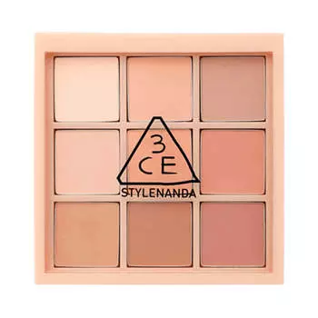 Палетка теней для век из 9 оттенков 3CE Multi Eye Color Palette #Dear Nude