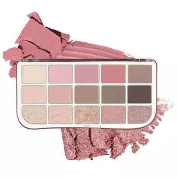 Большая палетка теней для макияжа fwee More Mood Eye Palette 04 MORE THAN RED