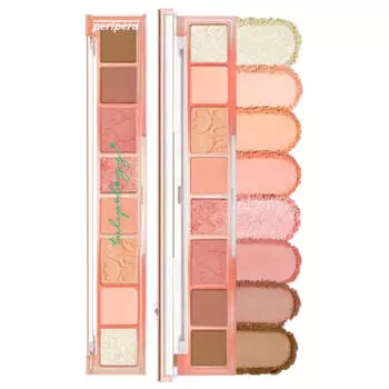 Компактная палетка теней для век Peripera All Take Mood Palette 15 Tulipology