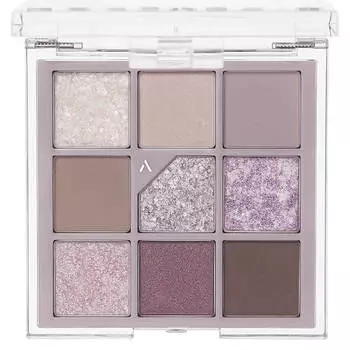 Палетка теней для век с глиттерами Unleashia Glitterpedia Eye Palette №4 All of Lavender Fog
