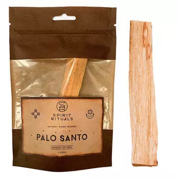 Палочка Пало Cанто для окуривания Spirit Rituals Natural Wood Incense Palo Santo 1 Stick