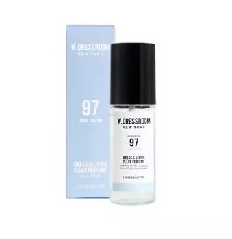 Парфюмированный спрей для одежды и дома W.Dressroom Dress & Living Clear Perfume №97 April Cotton