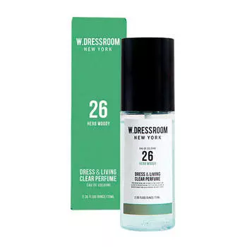 Парфюмированные спреи для одежды и дома W.Dressroom Dress & Living Clear Perfume № 26 Herb Woody