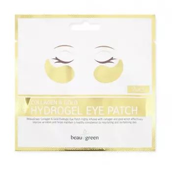 Гидрогелевые патчи с коллагеном BeauuGreen Collagen Gold Hydrogel Eye Patch - 1 шт