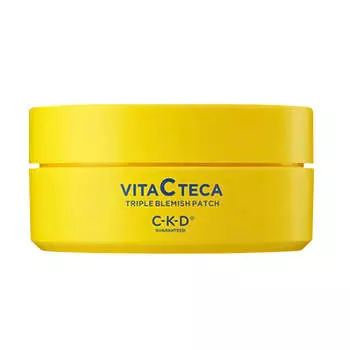 Осветляющие патчи для глаз с витамином С CKD Vita C Teca Triple Blemish Patch