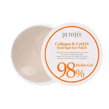 Гидрогелевые патчи с коллагеном Petitfee Collagen&CoQ10 Hydrogel Eye Patch