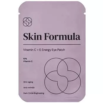 Тонизирующие патчи от тёмных кругов с 10% витамина C Skin Formula Vitamin C+E Energy Eye Patch