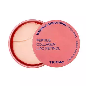 Разглаживающие патчи для век с пептидами и ретинолом Trimay Wrinkle Smoothing Gel Eye Patch