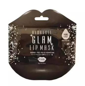 Гидрогелевые патчи для губ с жемчугом Beauugreen Hydrogel Glam Lip Mask Pearl 1 шт.