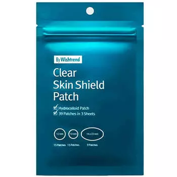 Противовоспалительные патчи от прыщей By Wishtrend Clear Skin Shield Patch