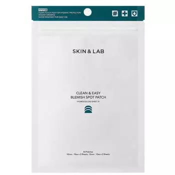 Лечебные противовоспалительные патчи SKIN&LAB Clean&Easy Blemish Spot Patch