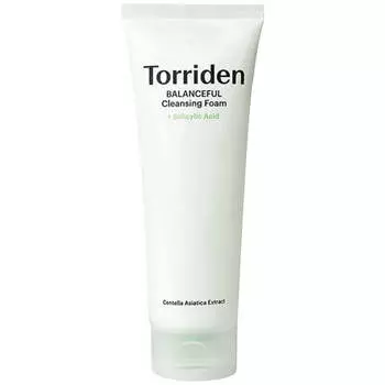 Пенка для очищения пор с салициловой кислотой Torriden Balanceful Cica Pore Cleansing Foam