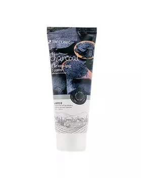 Пенка для умывания 3W CLINIC Cleansing Foam Charcoal