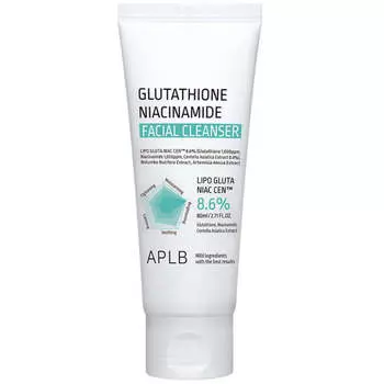 Осветляющая пенка с глутатионом APLB Glutathione Niacinamide Facial Cleanser