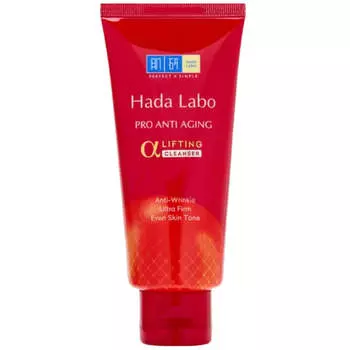 Антивозрастная пенка для умывания с коллагеном Hada Labo Pro Anti Aging Alpha Lifting Cleanser