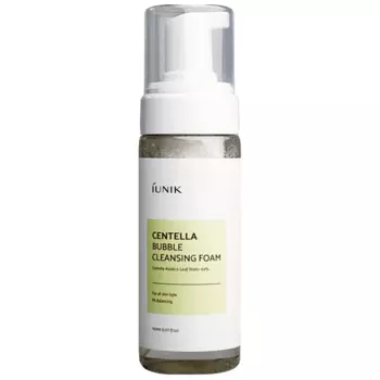 Мягкая пенка для умывания с центеллой азиатской iUnik Centella Bubble Cleansing Foam