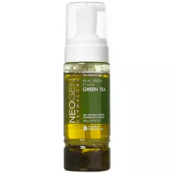 Успокаивающая пенка для умывания с зелёным чаем Neogen Dermalogy Real Fresh Foam Cleanser Green Tea