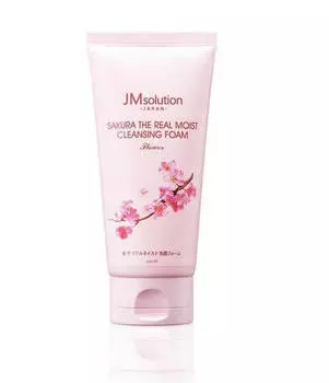 Пенка для умывания с экстрактом сакуры JMsolution Sakura The Real Moist Cleansing Foam