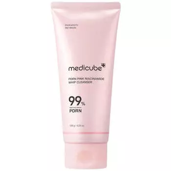 Пенка для умывания с ПДРН medicube PDRN Pink Niacinamide Whip Cleanser