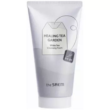 Пенка для умывания с белым чаем The Saem Healing Garden Tea White Tea Cleansing Foam