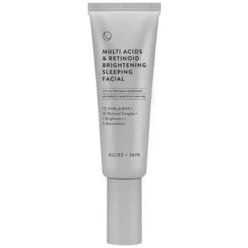 Ночной мультикислотный пилинг Allies Of Skin Multi Acids Retinoid Brightening Sleeping Facial
