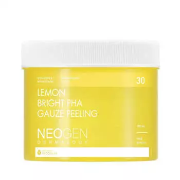 Осветляющие пилинг-пэды с лимоном Neogen Dermalogy Lemon Bright PHA Gauze Peeling