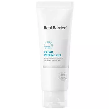 Мягкий пилинг-скатка для сухой и чувствительной кожи Real Barrier Clear Peeling Gel