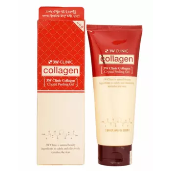 Пилинг-скатка с коллагеном 3W CLINIC Collagen Crystal Peeling Gel