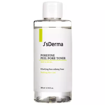 Пилинг-тонер с AHA-кислотой для проблемной кожи JsDerma Pore Cleaning Refine Glycolic Acid Toner