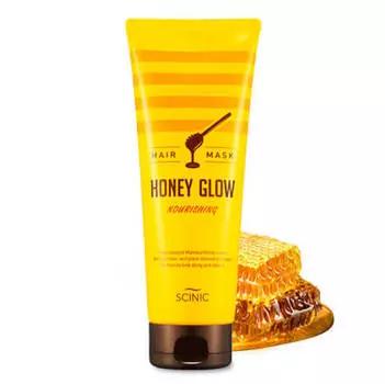 Питательная медовая маска для волос Scinic Honey Glow Hair Mask
