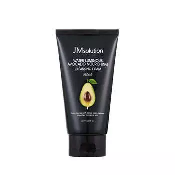 Питательная пенка с маслом авокадо JMsolution Water Luminous Avocado Nourishing Cleansing Foam