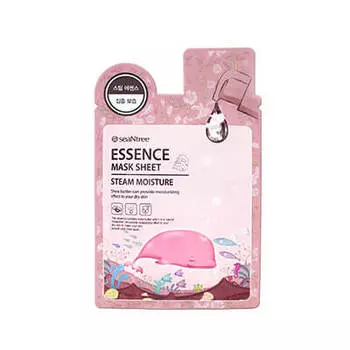 Питательная тканевая маска для лица с маслом ши SeaNtree Essence Mask Sheet Steam Moisture