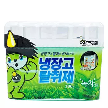 Антибактериальный поглотитель запаха для холодильника с зелёным чаем Sandokkaebi Refrigerator Deodorant
