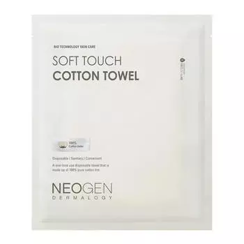 Мягкое хлопковое полотенце для лица Neogen Dermalogy Soft Touch Cotton Towel