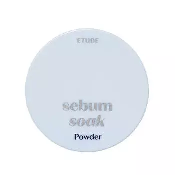 Лёгкая минеральная матирующая пудра ETUDE Sebum Soak Powder