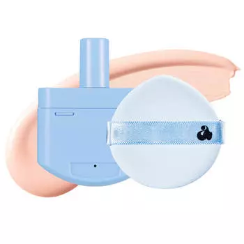 Рефил для кушона с матовым финишем Unleashia Babe Skin Baby Blue Cushion Re-feel SPF40 PA++ 21N Fluffy