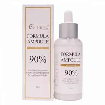 Регенерирующая сыворотка с муцином улитки Esthetic House Formula Ampoule Gold Snail