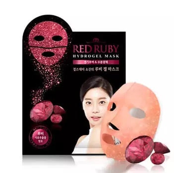 Рубиновая гидрогелевая маска для лица с экстрактом граната Scinic Red Ruby Hydrogel Mask