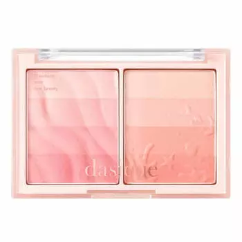 Палетка компактных румян с градиентом Dasique Blending Layer Cheek