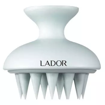 Массажная щётка для кожи головы Lador Dermatical Shampoo Brush голубая