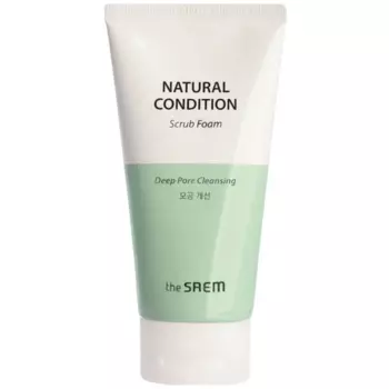 Пенка-скраб для проблемной кожи The Saem Natural Condition Scrub Foam
