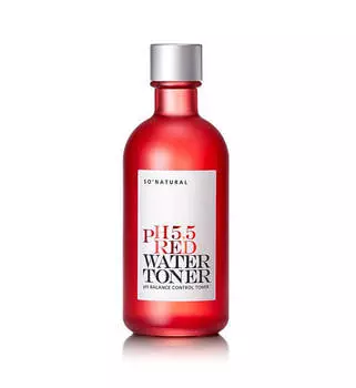 Слабокислотный успокаивающий тонер So Natural 5.5 Red Water Toner 130 мл