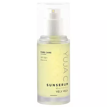 Солнцезащитная сыворотка с витамином С для сияния кожи Vely Vely Yuja C Sun Serum SPF50+ PA++++